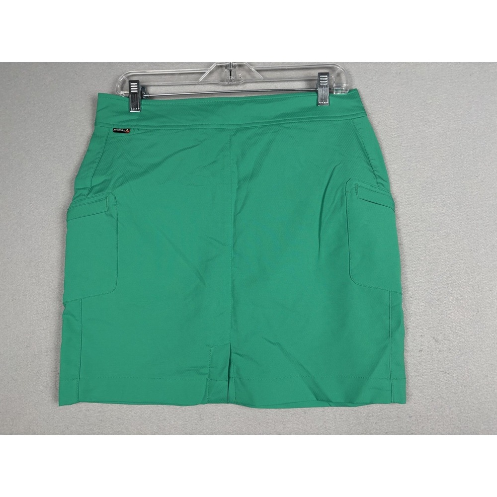 Antigua Golf Skort Womens 8 Green Desert Dry Orbit Stretch Built In Shorts - Picture 3 of 15